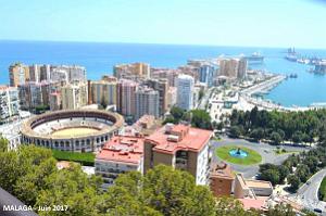 014- Malaga vue du Gibralfaro